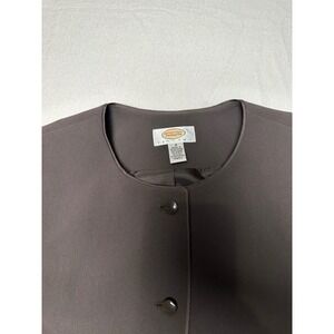 Talbots Petite Brown Blazer Jacket‎ Career Business Casual Workwear